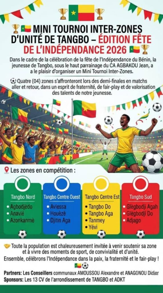 Tournoi de football dans l'arrondissement de Tangbo